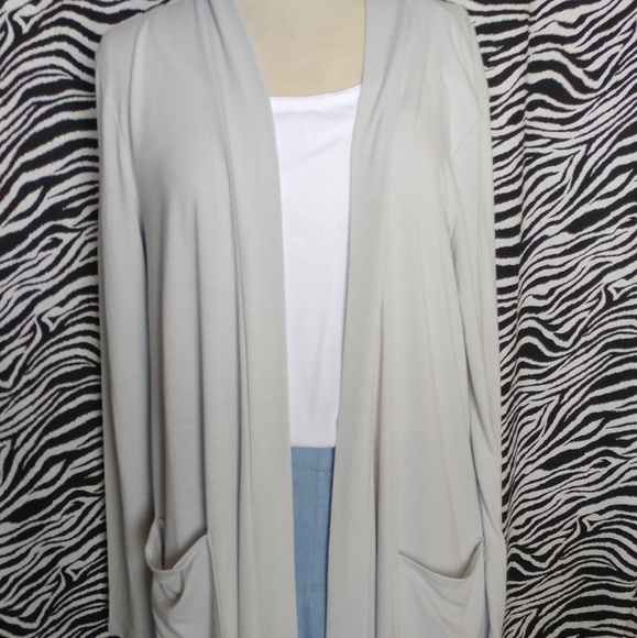 Zenana Outfitters Jackets & Blazers - Zenana Premium Duster Light Silver Gray